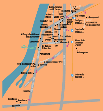 Karte Mülheimer Nacht 2024